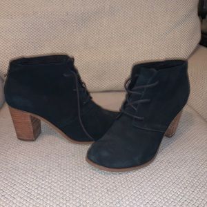 TOMS black booties